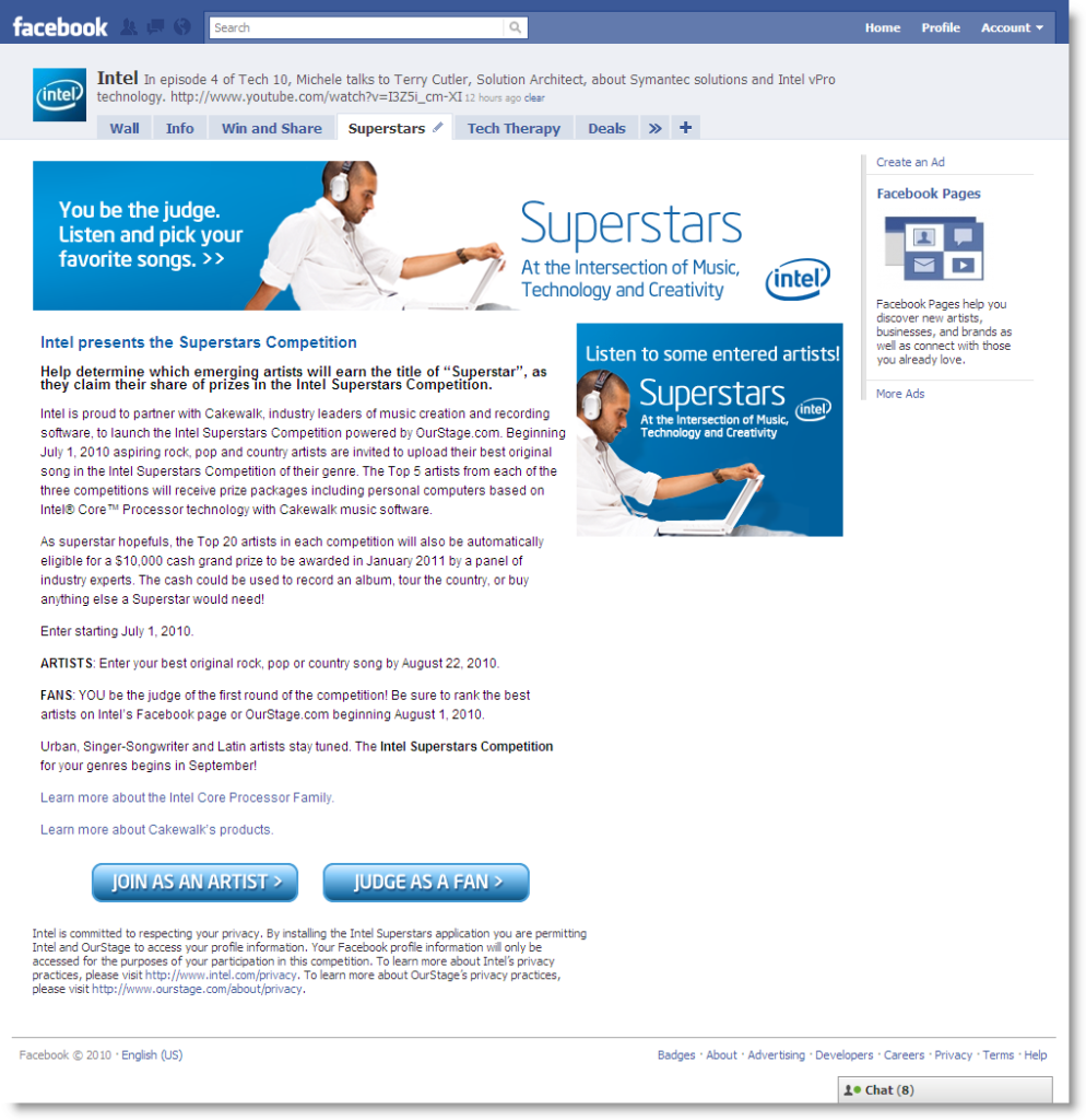 intel-facebook-page